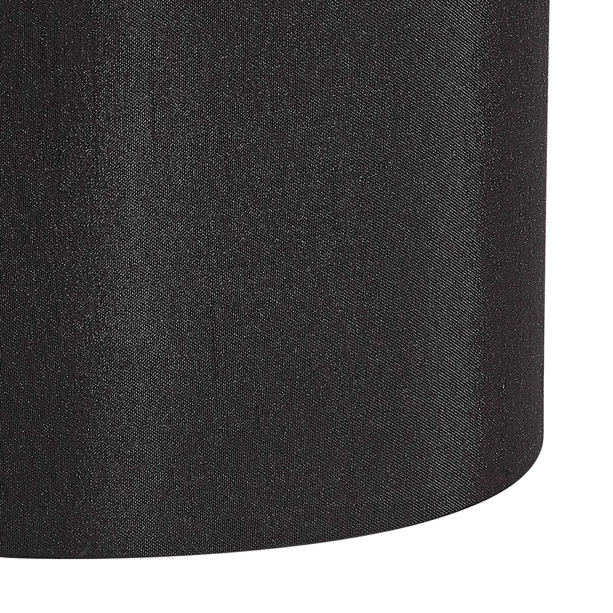 Serena 16cm Faux Silk Fabric Shade Black, White D0867  Deco Serena